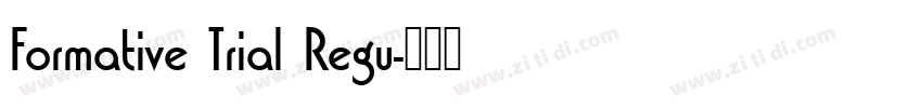 Formative Trial Regu字体转换
